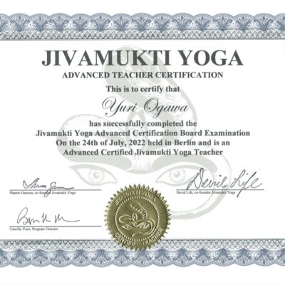 Jivamukti Yoga Advanced Certification